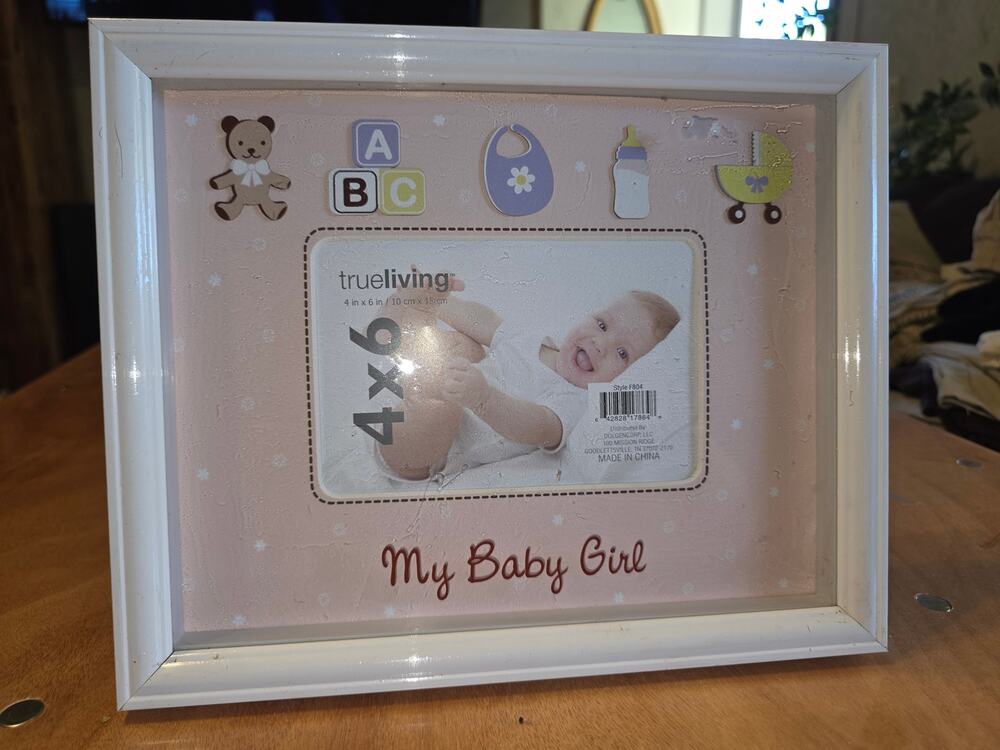 True Living My Baby Girl 4x6 Photo Frame